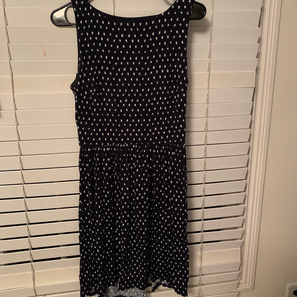 Navy summer dress.
